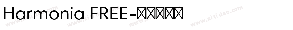 Harmonia FREE字体转换
